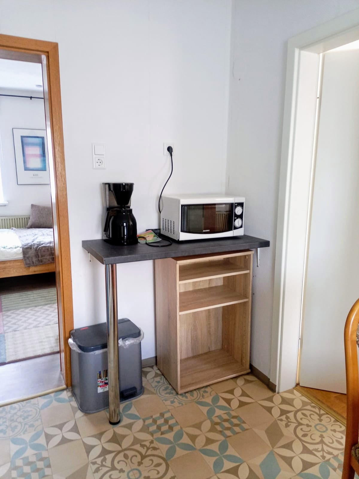 Mikrowelle in der Küche